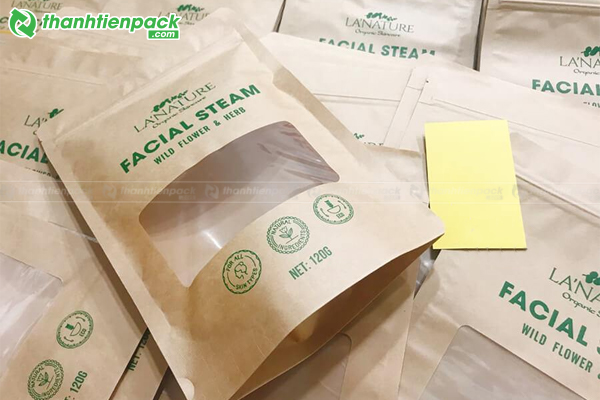 Túi zip giấy kraft