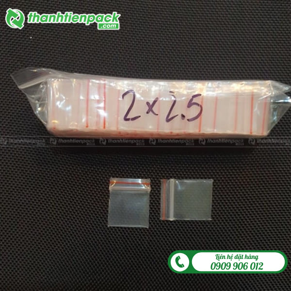 Túi zip nhỏ xíu