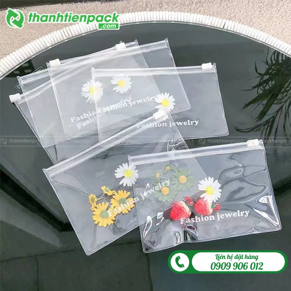 Túi zip trong đựng bút