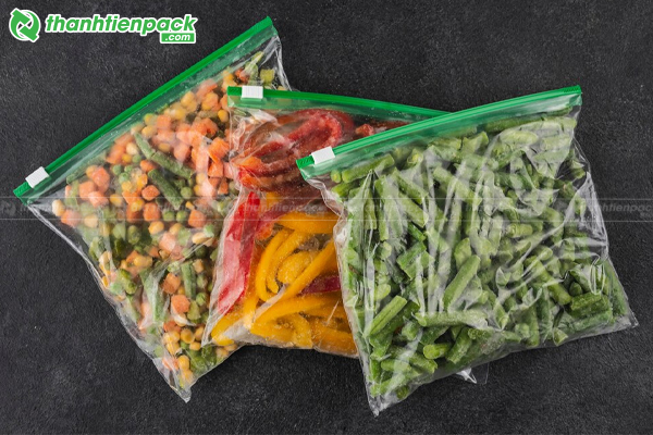 Túi zipper có nút kéo đựng thực phẩm