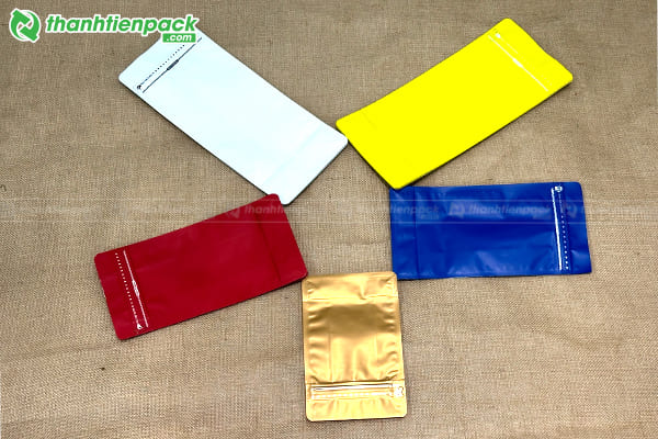 Túi zipper nhiều màu